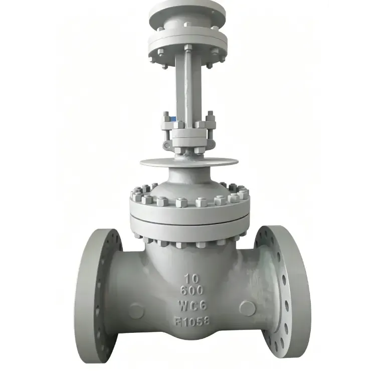 High temperature gate valve with heat dissipation